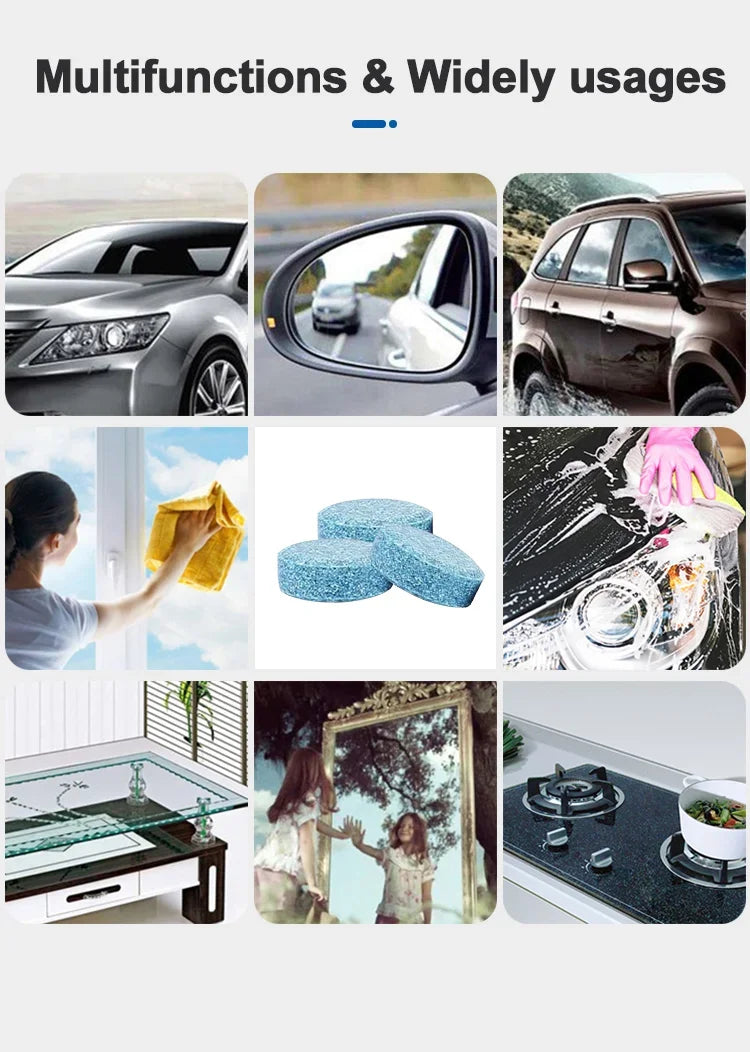 Car Windshield Washer Fluid Concentrated Tablets