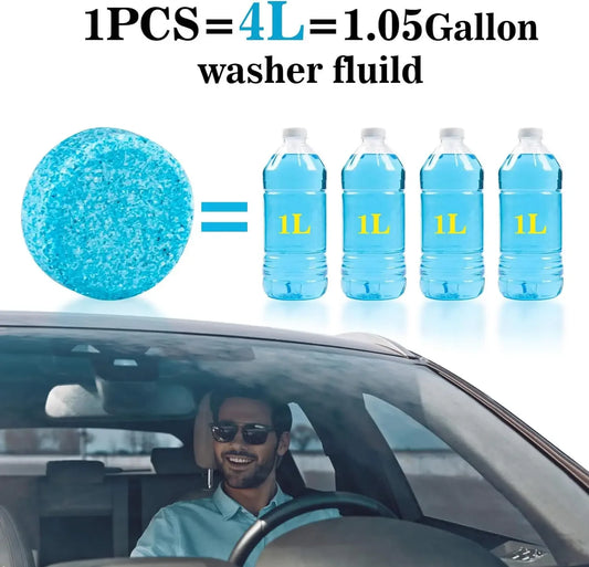 Car Windshield Washer Fluid Concentrated Tablets