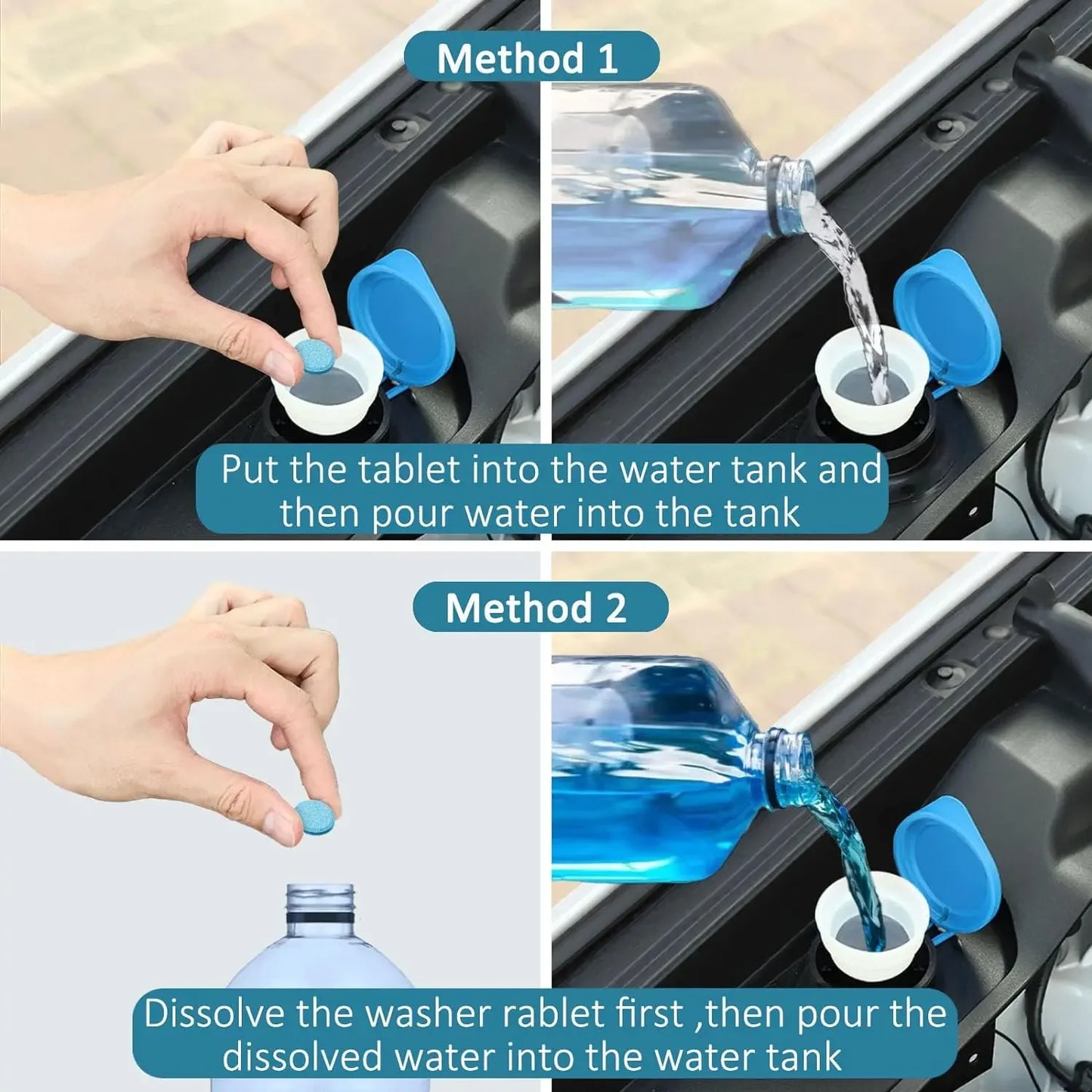 Car Windshield Washer Fluid Concentrated Tablets